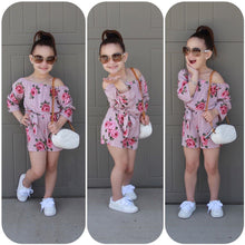 Load image into Gallery viewer, Girl Jumpsuits 6M-5Y US Kids Baby Girl Romper Floral Jumpsuit Sunsuit Summer Outfits Clothes