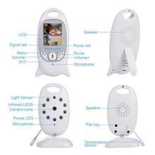 Load image into Gallery viewer, VB601 Baby Monitor 2 inch BeBe Baba Electronic Babysitter Radio Video Nanny Camera Night Vision Temperature Monitoring 8 Lullaby