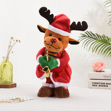 Load image into Gallery viewer, New Christmas Electric Toy Blowing Sax Christmas Old Elk Snowman Will Sing and Twist Toys