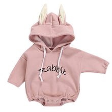 Load image into Gallery viewer, Todder Kid new born baby clothes Girl Boy Rabbit Letter Sweatshirt Tops Spring Autumn clothes Pullover Bodysuit baby costumes
