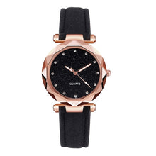 Load image into Gallery viewer, Korean Rhinestone Rose Gold Quartz Watch Mum’s Belt Watch #A