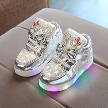 Load image into Gallery viewer, Toddler Baby Shoes Fashion Sneakers For Children Girl Boys Star Luminous Child Casual Colorful Light Shoes Sneakers 2019