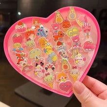 Load image into Gallery viewer, Children's Ring Female Cartoon Jewelry Princess Ring Resin Toy Set Kindergarten Little Gift Girl Handwear