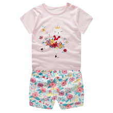 Load image into Gallery viewer, Baby Boys Clothing Sets Baseball Uniform 2pcs/Set  Baby Girls Clothes Cartoon Blue Whale Short Sleeve Infant Cotton Underwear