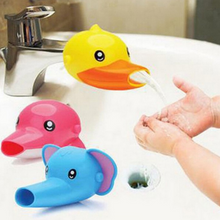 Load image into Gallery viewer, Happy Fun Animals Faucet Extender Baby Tubs Kids Hand Washing Bathroom Sink Gift Fashion and Convenient