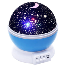 Load image into Gallery viewer, DC 5V Star Light Rotating Projector  Lamp for Kids Bedroom