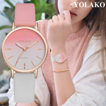 Load image into Gallery viewer, Brand Leather Quartz Women's Watch Ladies Fashion Watch Women Wristwatches Clock relogio feminino masculino W50