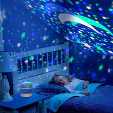 Load image into Gallery viewer, DC 5V Star Light Rotating Projector  Lamp for Kids Bedroom