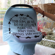 Load image into Gallery viewer, Multifunction Stretchy Baby Car Seat Cover Nursing Cover Breastfeeding Cover Shopping Cart Grocery Trolley Covers Carseat Canopy