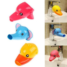 Load image into Gallery viewer, Happy Fun Animals Faucet Extender Baby Tubs Kids Hand Washing Bathroom Sink Gift Fashion and Convenient