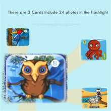 Load image into Gallery viewer, Children's Toy Camera Portable Flashlight Projection Realistic Toys The Animal World Action Toy For Kid Education Toy