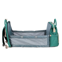 Load image into Gallery viewer, Mom Backpack Diaper Bags With Changing Pad Portable Folding Multifunctional Baby Bed Bags Travel Backpack Mochila Baby Nappy Bag