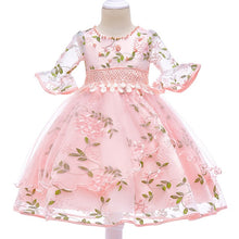 Load image into Gallery viewer, Children clothing Baby Girls Flower Tutu Dress Party Formal Princess Dress Children's kids clothes