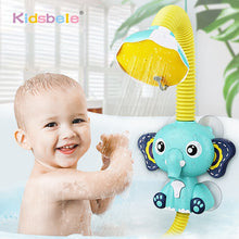 Load image into Gallery viewer, Bath Toys Baby Water Game Elephant Model Faucet Shower Electric Water Spray Toy For Kids Swimming Bathroom Baby Toys