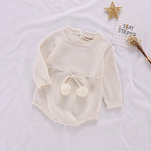 Load image into Gallery viewer, Autumn Baby Knitted Rompers Sweater Baby Girl Long-sleeve Knitted Overalls Infant Girl Princess Cotton Clothes Baby Girl Romper
