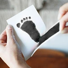 Load image into Gallery viewer, Baby Care Non-Toxic Baby Handprint Footprint Imprint Kit Baby Souvenirs Casting Newborn Footprint Ink Pad Infant Clay Toy Gifts