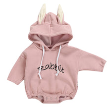 Load image into Gallery viewer, Todder Kid new born baby clothes Girl Boy Rabbit Letter Sweatshirt Tops Spring Autumn clothes Pullover Bodysuit baby costumes