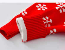 Load image into Gallery viewer, Kids Dresses For Girls Long Sleeve Deer Snowflake Print Dress New Year Costume Princess Dress Kids Christmas Clothes Vestidos