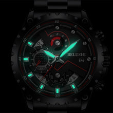 Load image into Gallery viewer, Fashion New 2021 Mens Watches BELUSHI Top Brand Luxury Chronograph Full Steel Waterproof Quartz Watch Men Date Sports Clock