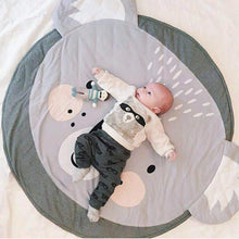 Load image into Gallery viewer, 90CM Kids Play Game Mats Round Carpet Rugs Mat Cotton Swan Crawling Blanket Floor Carpet Toys Room Decoration INS Baby Gifts