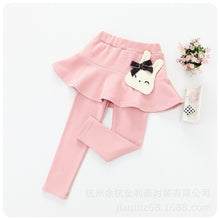 Load image into Gallery viewer, Cotton Baby Girls Leggings Lace Princess Skirt-pants Spring Autumn Children Slim Skirt Trousers for 2-7 Years Kids Clothes
