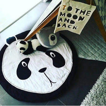 Load image into Gallery viewer, 90CM Kids Play Game Mats Round Carpet Rugs Mat Cotton Swan Crawling Blanket Floor Carpet Toys Room Decoration INS Baby Gifts