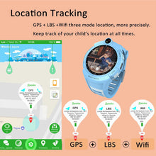 Load image into Gallery viewer, Q360 Kids Smart Watch with Camera GPS WIFI Location Child smartwatch SOS Anti-Lost Monitor Tracker baby WristWatch