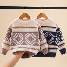 Load image into Gallery viewer, Autumn and Winter New Boys' Casual Sweaters Middle aged Boys' Sweaters Wearing Trendy Outwear Coat Children's Sweaters