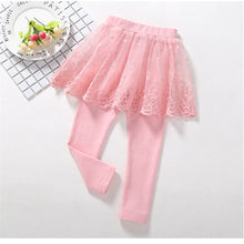 Load image into Gallery viewer, Cotton Baby Girls Leggings Lace Princess Skirt-pants Spring Autumn Children Slim Skirt Trousers for 2-7 Years Kids Clothes