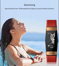 Load image into Gallery viewer, E78 Women bracelet watch men heart rate blood pressure smart wristband fitness band tracker Ip68 waterproof sport watch swim