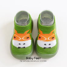 Load image into Gallery viewer, Unisex Baby Shoes First Shoes Toddler First Walkers Boy Soft Sole Rubber Outdoor Baby Shoes Cute Animal Baby Booties Anti-slip