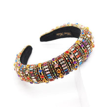 Load image into Gallery viewer, Baroque Full Crystal Hair Bands For Women Lady Luxury Shiny Padded Diamond Headband Hair Hoop Fashion Hair Accessories