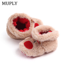 Load image into Gallery viewer, Winter Baby Girls Boys Keep Warm Shoes Muply Christmas Elk First Walkers Anti-slip Newborn Toddler Infant Girl Footwear Shoes