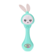 Load image into Gallery viewer, Musical Flashing Baby Rattles Infant Bells Juguetes Rabbit Hand Bells Rattles Newborn Baby Toy Early Educational Baby Toys 0-12M