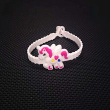 Load image into Gallery viewer, 10pcs Unicorn Party Decoration Rubber Bangle Bracelet Unicorn Birthday Party Decorations Kids Gifts Baby Shower Unicornio Party