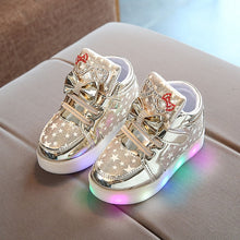 Load image into Gallery viewer, Toddler Baby Shoes Fashion Sneakers For Children Girl Boys Star Luminous Child Casual Colorful Light Shoes Sneakers 2019