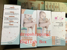 Load image into Gallery viewer, 250ml Baby Bottle Kids Cup Silicone Sippy Children Training Cute Baby Drinking Water Straw Feeding Bottle Hands-free bottle