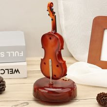 Load image into Gallery viewer, Rotating Music Box Guitar Violin Octave Box Birthday Gift Girls Holiday Gift Living Room Creative Ornaments