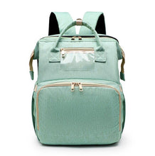 Load image into Gallery viewer, 2in1 Multifunctional Baby folding bed  Travel Portable Large Capacity Shoulder Mommy Folding Crib Bags