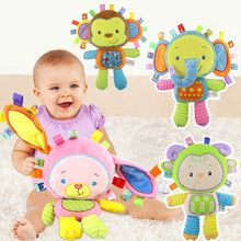 Load image into Gallery viewer, Happy Monkey Kids Baby Cute Plush Rattle Stuffed Animal Infant Educational Learning Toys Gift for Toddler Children 0 12 month