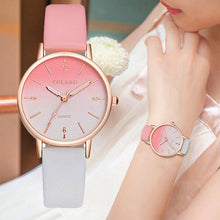 Load image into Gallery viewer, Brand Leather Quartz Women's Watch Ladies Fashion Watch Women Wristwatches Clock relogio feminino masculino W50