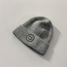 Load image into Gallery viewer, Baby Hat Solid Color Boy Girl Cartoon Smile Embroidery Winter Kids Knitted Hats Children  Warm Beanies Child Caps For Babies