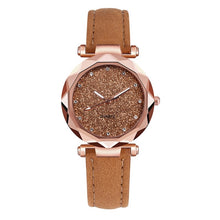 Load image into Gallery viewer, Korean Rhinestone Rose Gold Quartz Watch Mum’s Belt Watch #A