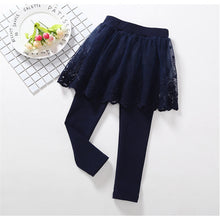 Load image into Gallery viewer, Cotton Baby Girls Leggings Lace Princess Skirt-pants Spring Autumn Children Slim Skirt Trousers for 2-7 Years Kids Clothes