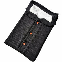 Load image into Gallery viewer, Baby Sleeping Bag Envelope Winter Kids Sleepsack Footmuff For Stroller Knitted Sleep Sack Newborn Swaddle Knit Wool Slaapzak