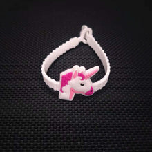 Load image into Gallery viewer, 10pcs Unicorn Party Decoration Rubber Bangle Bracelet Unicorn Birthday Party Decorations Kids Gifts Baby Shower Unicornio Party