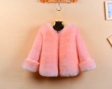 Load image into Gallery viewer, Dollplus Winter Girls Fur Coat Elegant Baby Girl Faux Fur Jackets And Coats Thick Warm Parka Kids Boutique Clothes