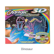 Load image into Gallery viewer, Magic Pad Deluxe Light Up LED 3D Drawing Tablet Writing Board Kids Toys Gifts 3D Illuminated Drawing Board Painting