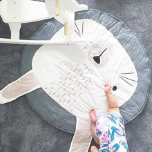 Load image into Gallery viewer, 90CM Kids Play Game Mats Round Carpet Rugs Mat Cotton Swan Crawling Blanket Floor Carpet Toys Room Decoration INS Baby Gifts