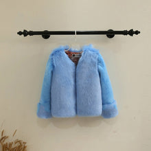 Load image into Gallery viewer, Dollplus Winter Girls Fur Coat Elegant Baby Girl Faux Fur Jackets And Coats Thick Warm Parka Kids Boutique Clothes